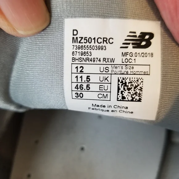 New Balance 501 Gray Running Cross Training Athletic Sneakers